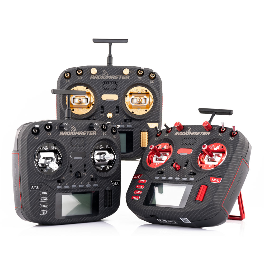 Radiomaster Boxer Max Radio Transmitter - RadioMaster Boxer Maxバージョン（CNC AG01ホールギンバル、カーボンファイバー製、ExpressLRS 2.4G 16ch送信機、リモートコントロール）の予約受付を開始しました。