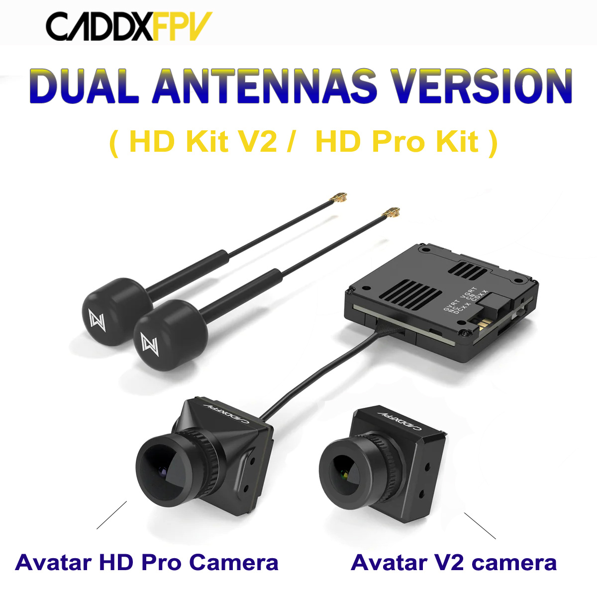 Caddx Walksnail Avatar デュアルアンテ - Walksnail Avatar Hd Pro Kit のレビューと価格